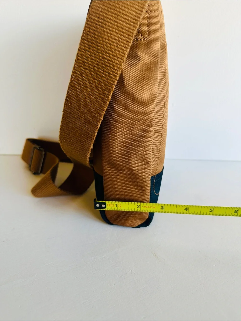 Carhartt Tan and Black Canvas Messenger Bag